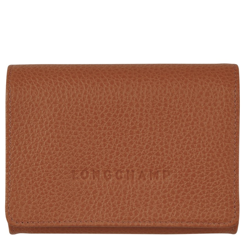 Longchamp Le Foulonné Coin Purse Caramel | WL5639802