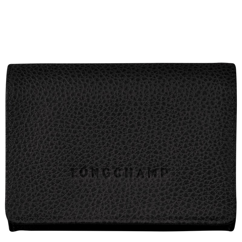 Longchamp Le Foulonné Coin Purse Negras | NG1076859