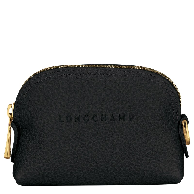 Longchamp Le Foulonné Coin Purse Negras | YW9502187