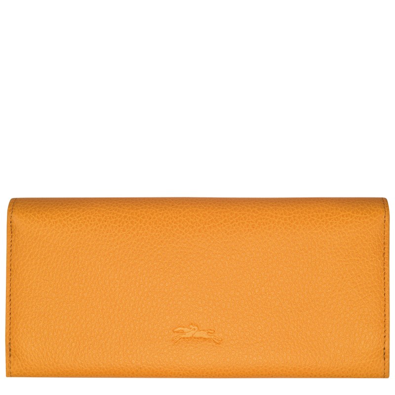 Longchamp Le Foulonné Continental Wallet Albaricoque | ZH4051826