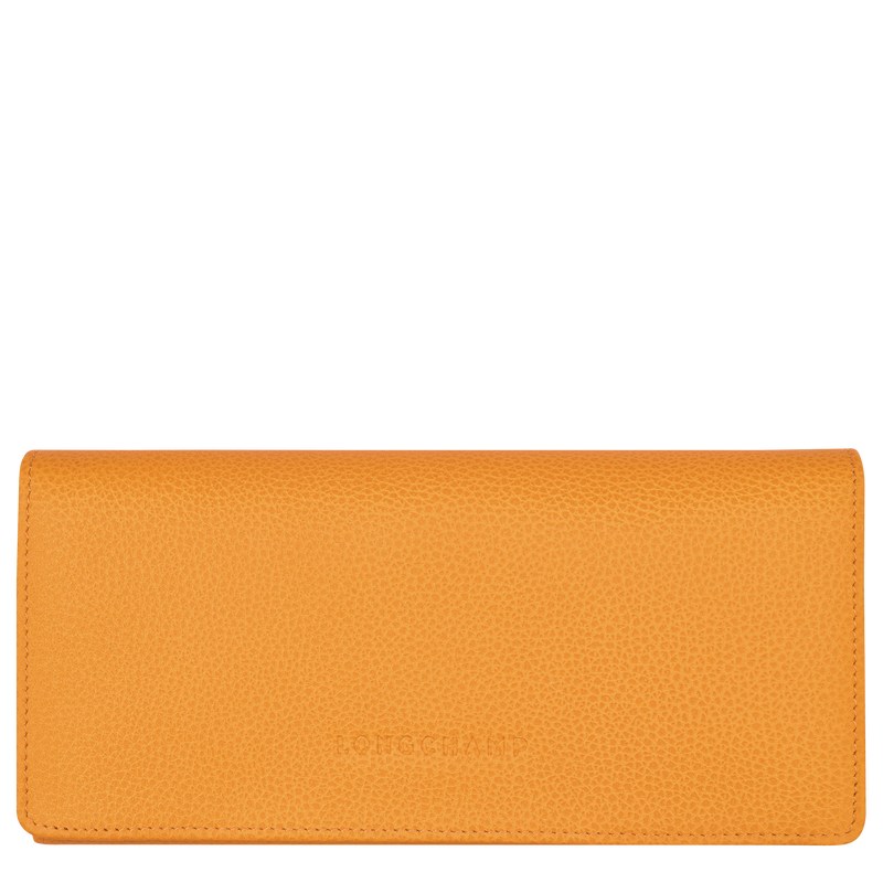 Longchamp Le Foulonné Continental Wallet Albaricoque | ZH4051826