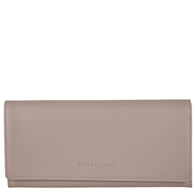 Longchamp Le Foulonné Continental Wallet Turtledove | CW6174095