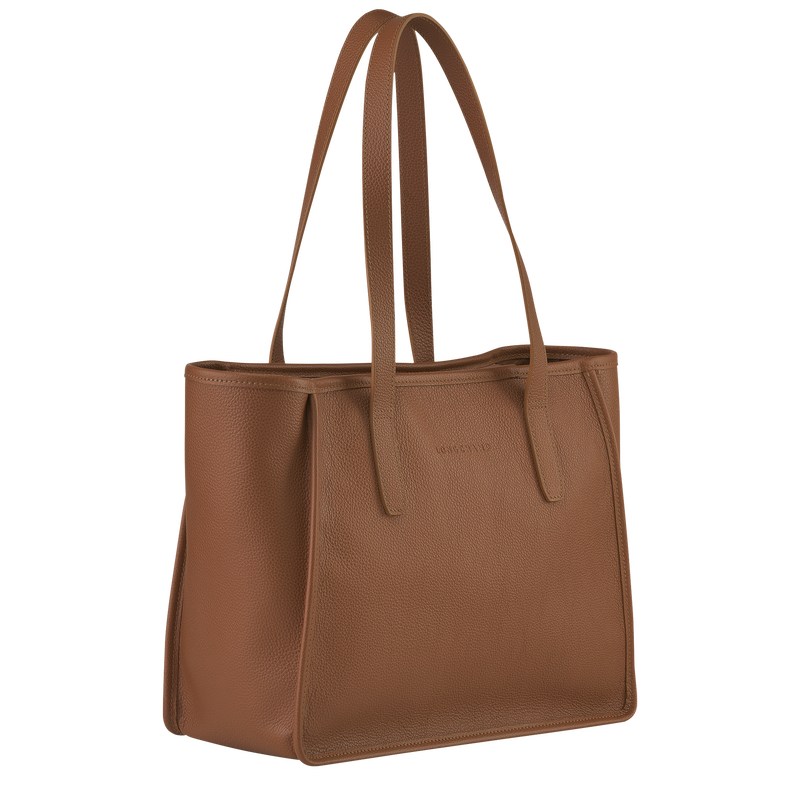 Longchamp Le Foulonné L Tote Bag Caramel | VP2085976