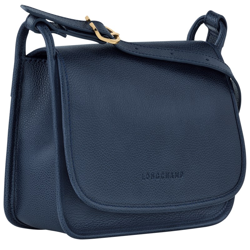 Longchamp Le Foulonné M Crossbody Bag Azul Marino | QT7316489