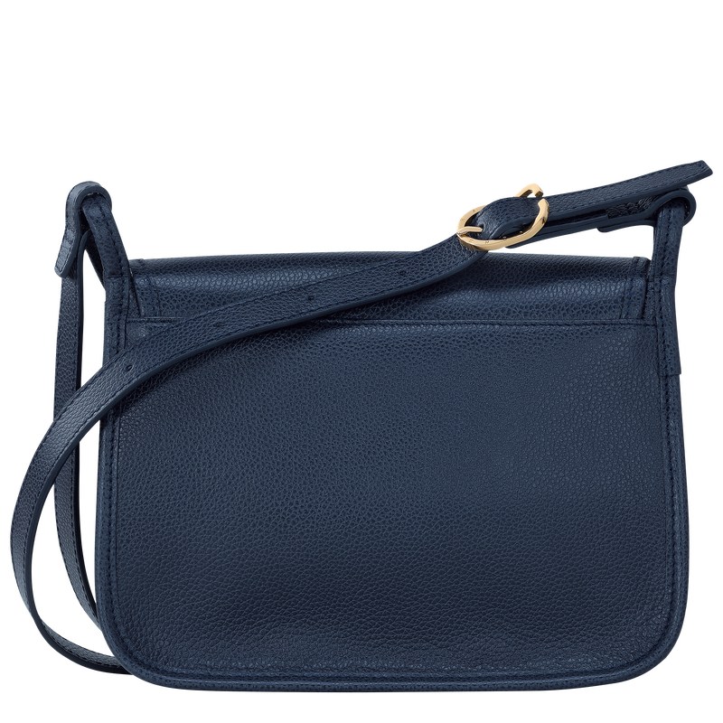 Longchamp Le Foulonné M Crossbody Bag Azul Marino | QT7316489