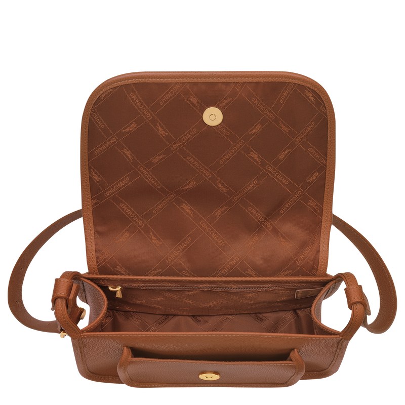 Longchamp Le Foulonné M Crossbody Bag Caramel | CR6012538