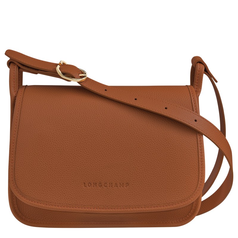 Longchamp Le Foulonné M Crossbody Bag Caramel | CR6012538