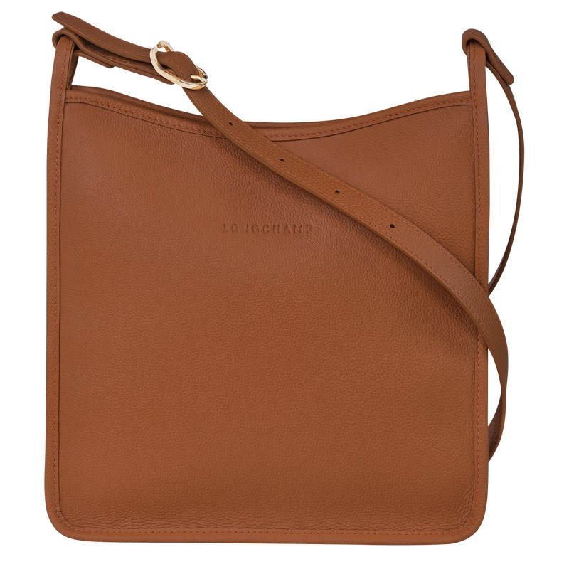 Longchamp Le Foulonné M Crossbody Bag Caramel | AS3297651