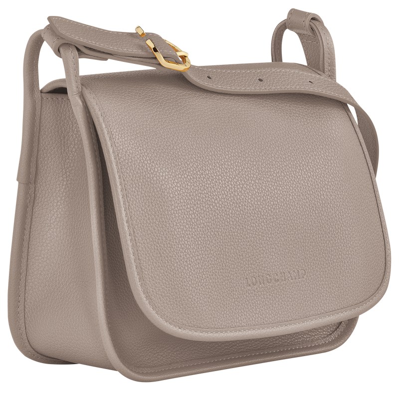 Longchamp Le Foulonné M Crossbody Bag Turtledove | NJ5164720