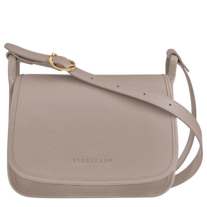 Longchamp Le Foulonné M Crossbody Bag Turtledove | NJ5164720