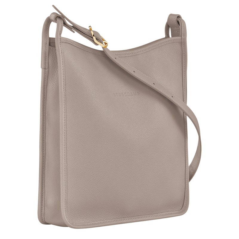 Longchamp Le Foulonné M Crossbody Bag Turtledove | UX2140956