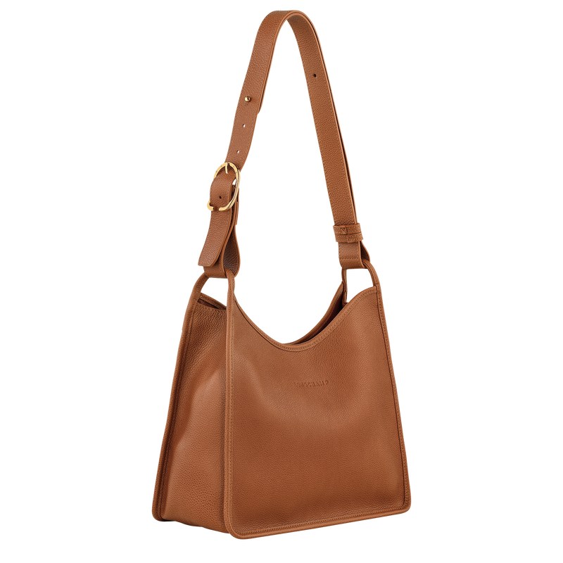 Longchamp Le Foulonné M Hobo Bag Caramel | WA2048619