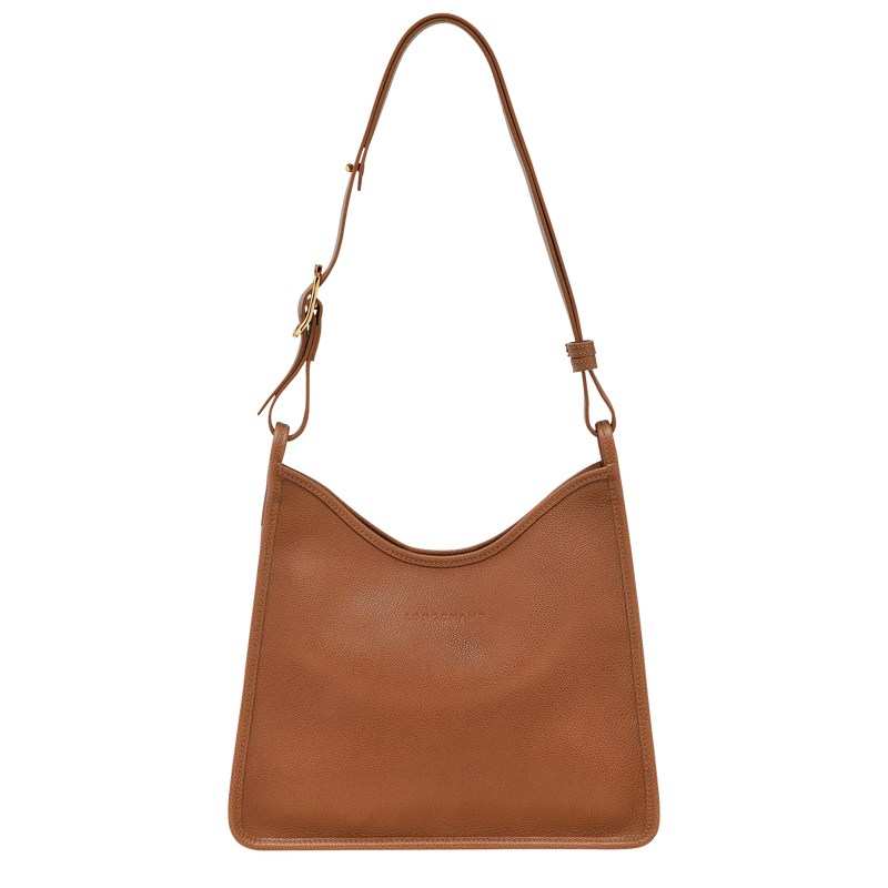 Longchamp Le Foulonné M Hobo Bag Caramel | WA2048619