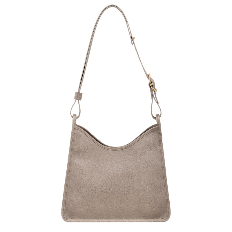 Longchamp Le Foulonné M Hobo Bag Turtledove | LU9176582