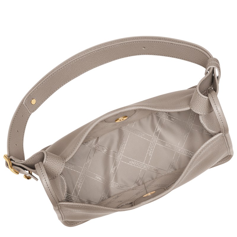 Longchamp Le Foulonné M Hobo Bag Turtledove | LU9176582