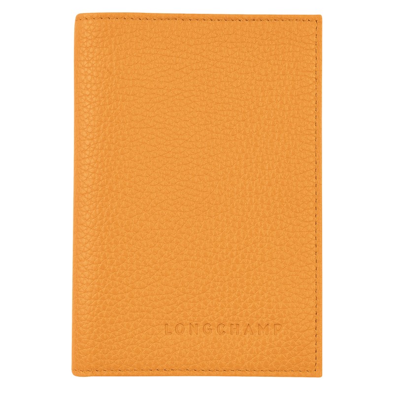 Longchamp Le Foulonné Passport Cover Albaricoque | UK6403189