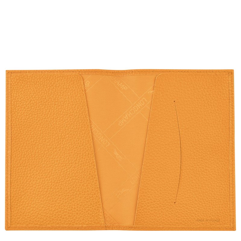 Longchamp Le Foulonné Passport Cover Albaricoque | ES1089236