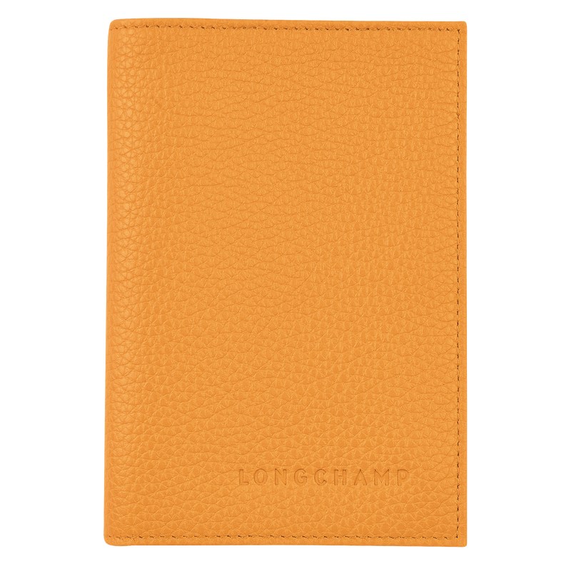 Longchamp Le Foulonné Passport Cover Albaricoque | ES1089236