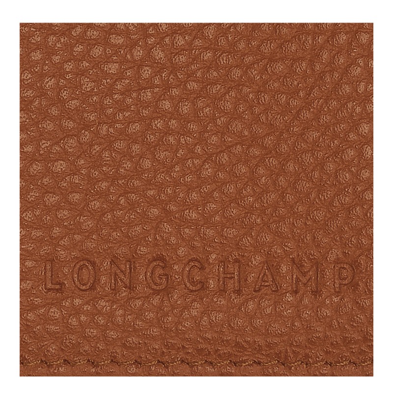 Longchamp Le Foulonné Passport Cover Caramel | MT1954036