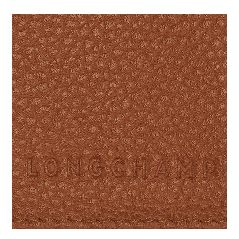 Longchamp Le Foulonné Passport Cover Caramel | WE3026451