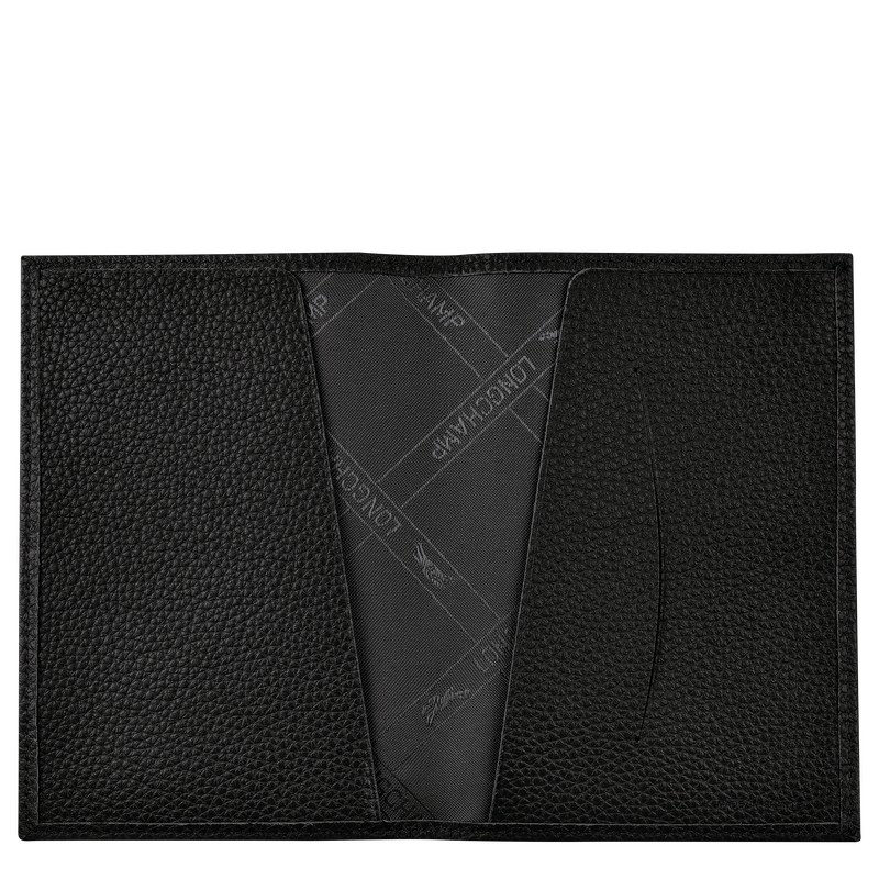 Longchamp Le Foulonné Passport Cover Negras | DG1642309