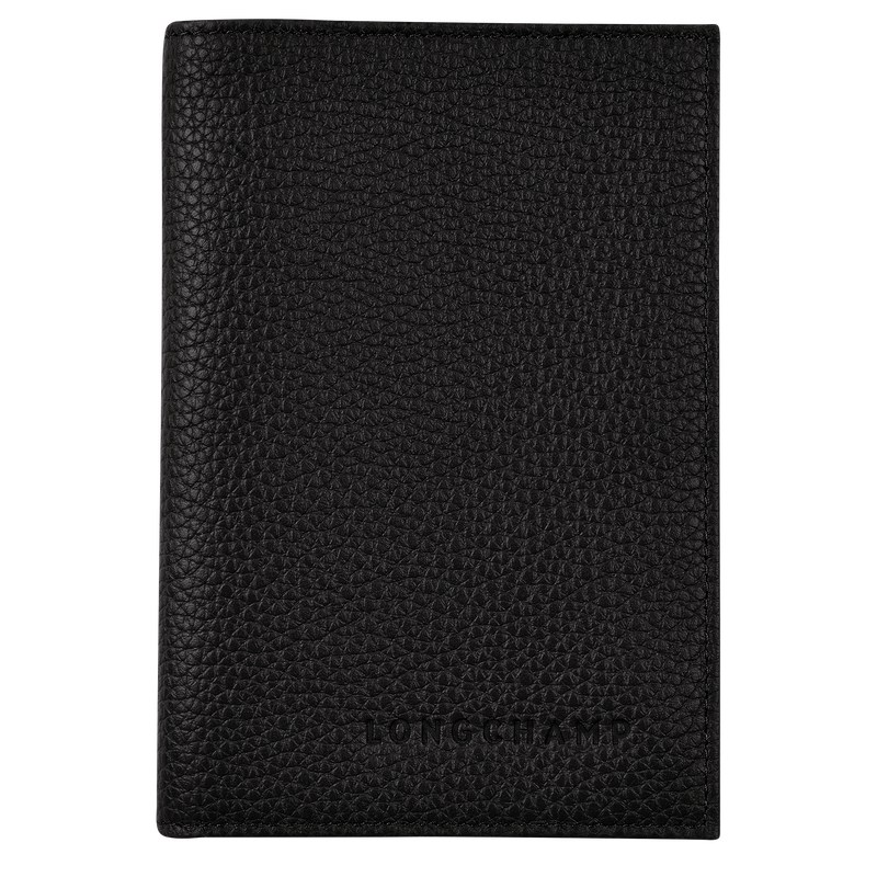 Longchamp Le Foulonné Passport Cover Negras | JD8406571