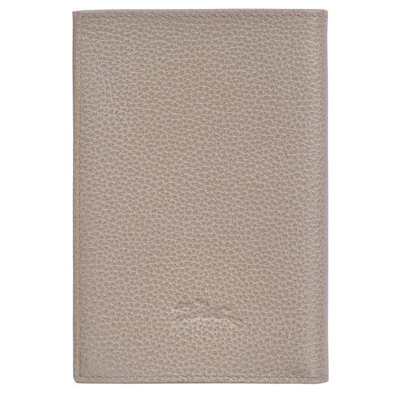 Longchamp Le Foulonné Passport Cover Turtledove | EO7635128