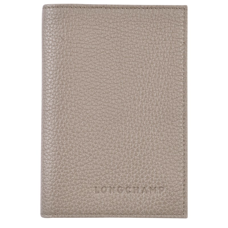 Longchamp Le Foulonné Passport Cover Turtledove | EO7635128