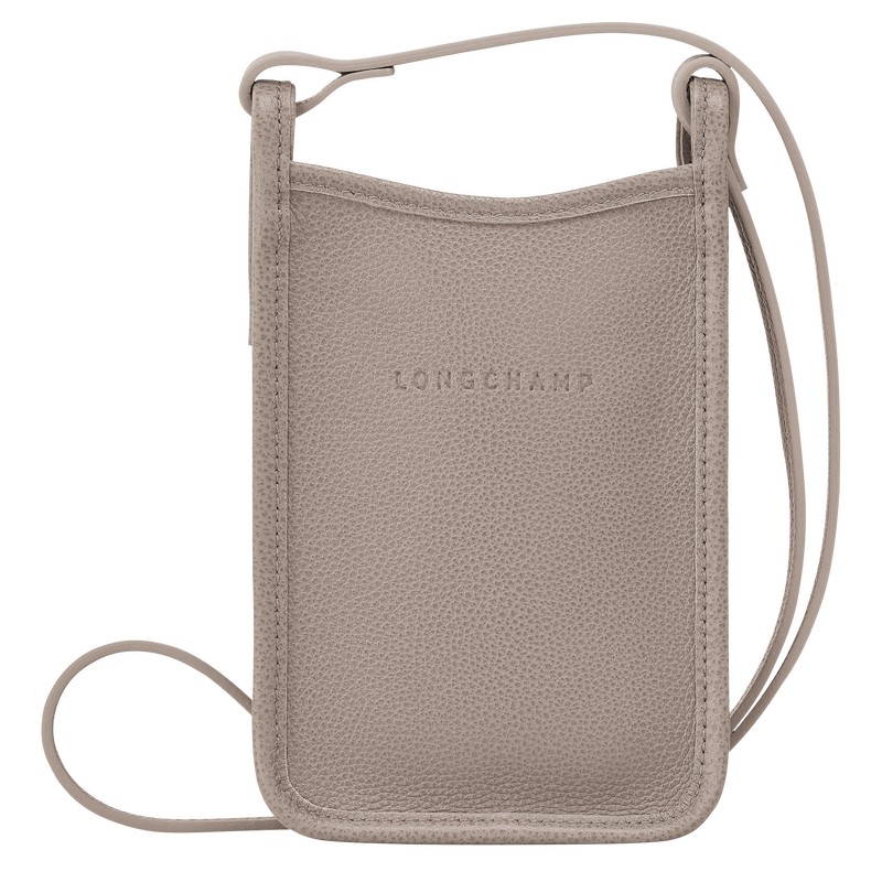 Longchamp Le Foulonné Phone Case Turtledove | LC6915804