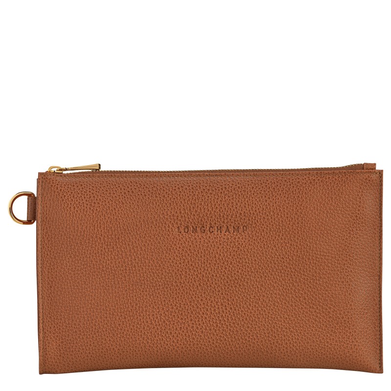 Longchamp Le Foulonné Pouch Caramel | BZ3156784