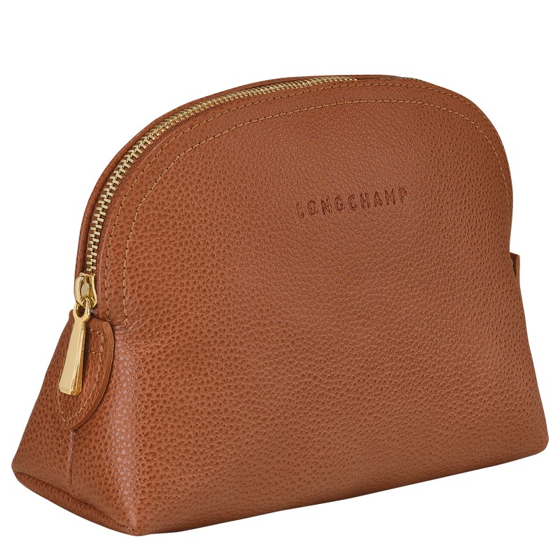 Longchamp Le Foulonné Pouch Caramel | EV9541207