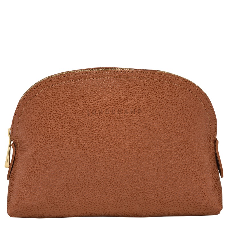 Longchamp Le Foulonné Pouch Caramel | EV9541207