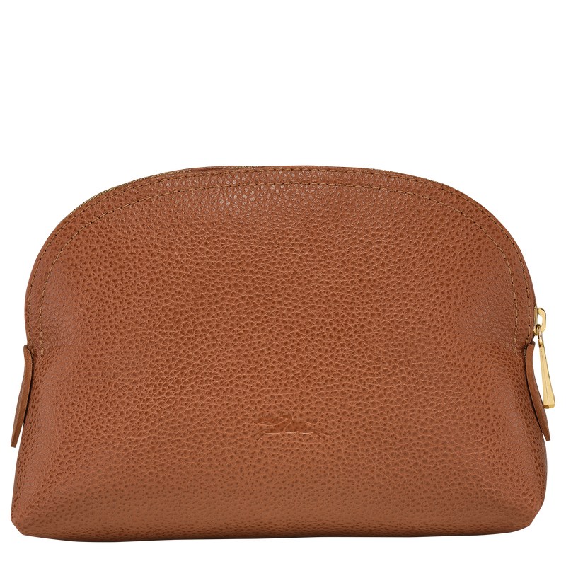 Longchamp Le Foulonné Pouch Caramel | QN1796845