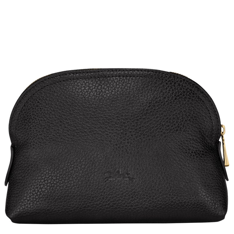 Longchamp Le Foulonné Pouch Negras | JT5102987