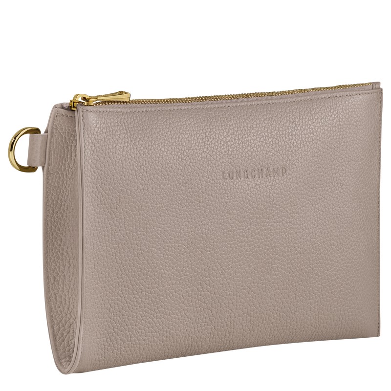 Longchamp Le Foulonné Pouch Turtledove | BS8459217