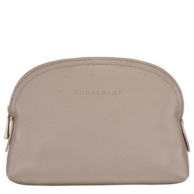 Longchamp Le Foulonné Pouch Turtledove | XI2489671