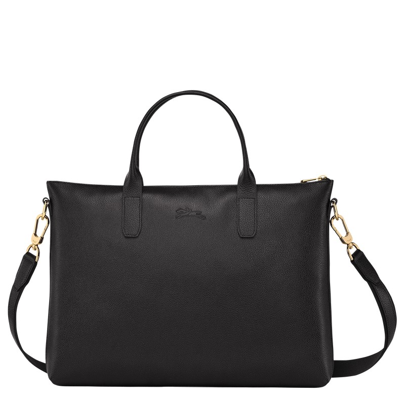 Longchamp Le Foulonné S Briefcase Negras | MI8347652