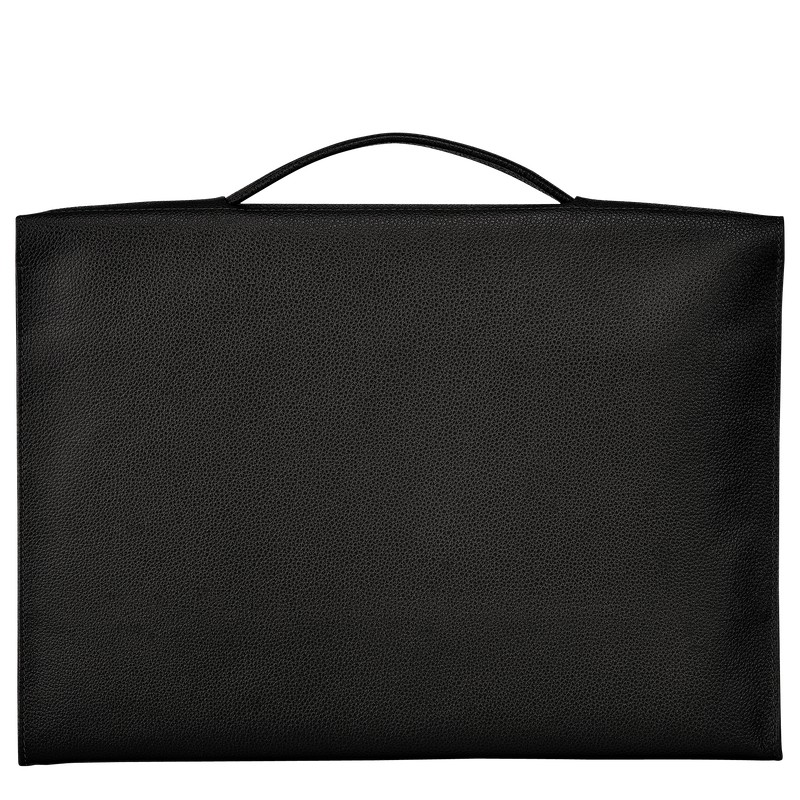 Longchamp Le Foulonné S Briefcase Negras | FD3089417