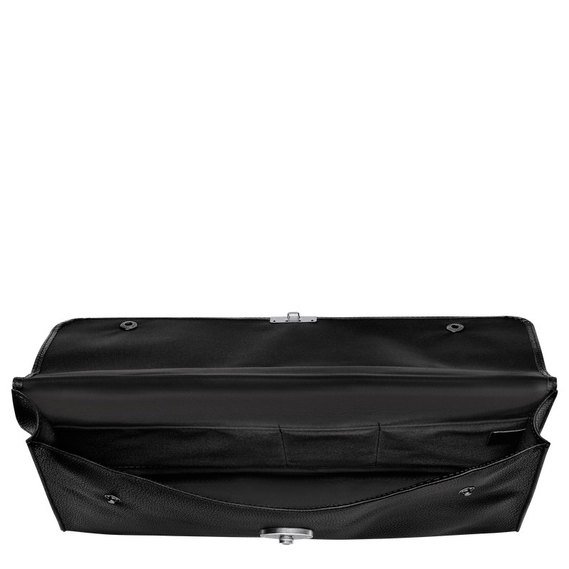 Longchamp Le Foulonné S Briefcase Negras | FD3089417