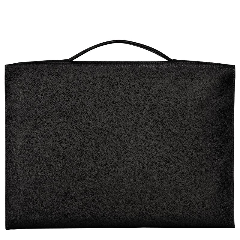 Longchamp Le Foulonné S Briefcase Negras | OQ6709425