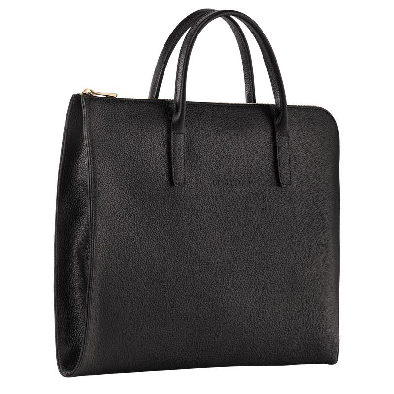 Longchamp Le Foulonné S Briefcase Negras | NU1370245