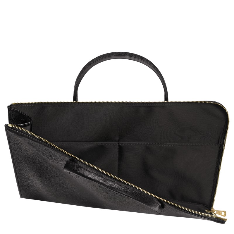 Longchamp Le Foulonné S Briefcase Negras | NU1370245