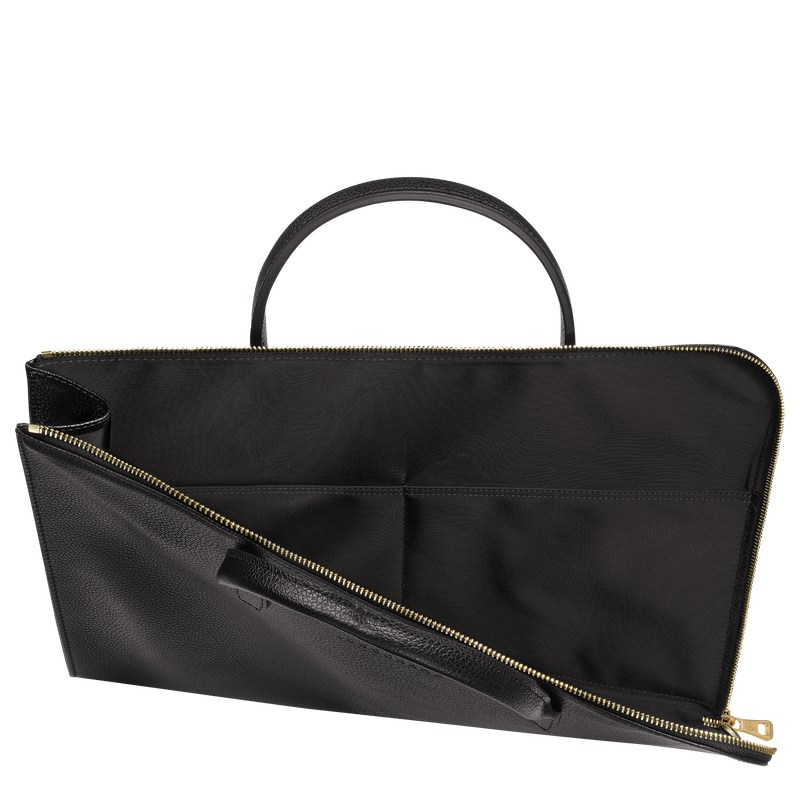 Longchamp Le Foulonné S Briefcase Negras | YC8205349