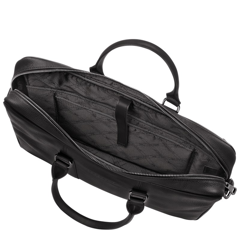 Longchamp Le Foulonné S Briefcase Negras | QO9604172