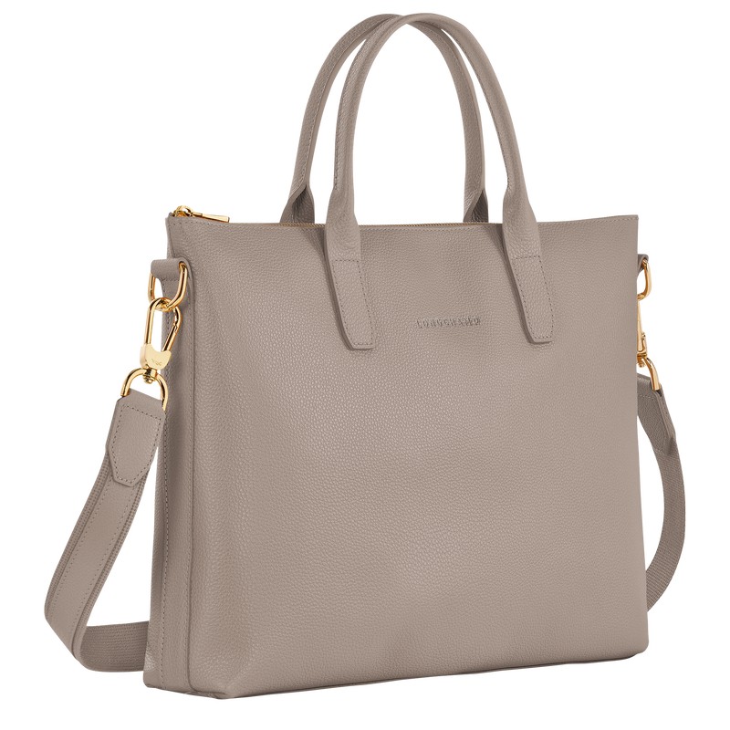 Longchamp Le Foulonné S Briefcase Turtledove | WG2964053