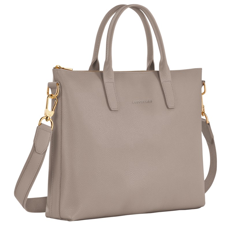 Longchamp Le Foulonné S Briefcase Turtledove | QP8206713