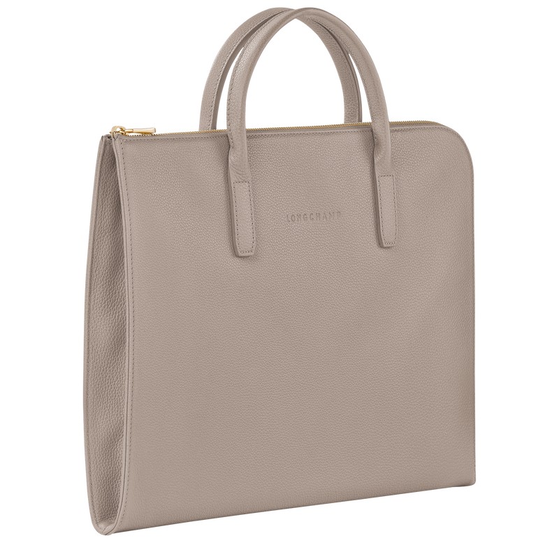 Longchamp Le Foulonné S Briefcase Turtledove | CB5082743