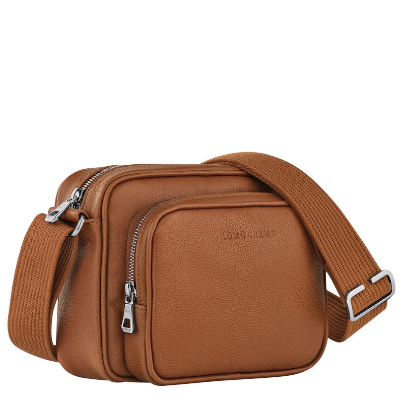 Longchamp Le Foulonné S Camera Bag Caramel | HL9378612