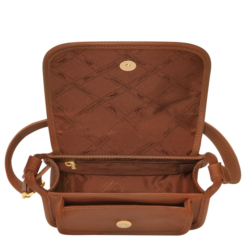 Longchamp Le Foulonné S Crossbody Bag Caramel | IM2496705