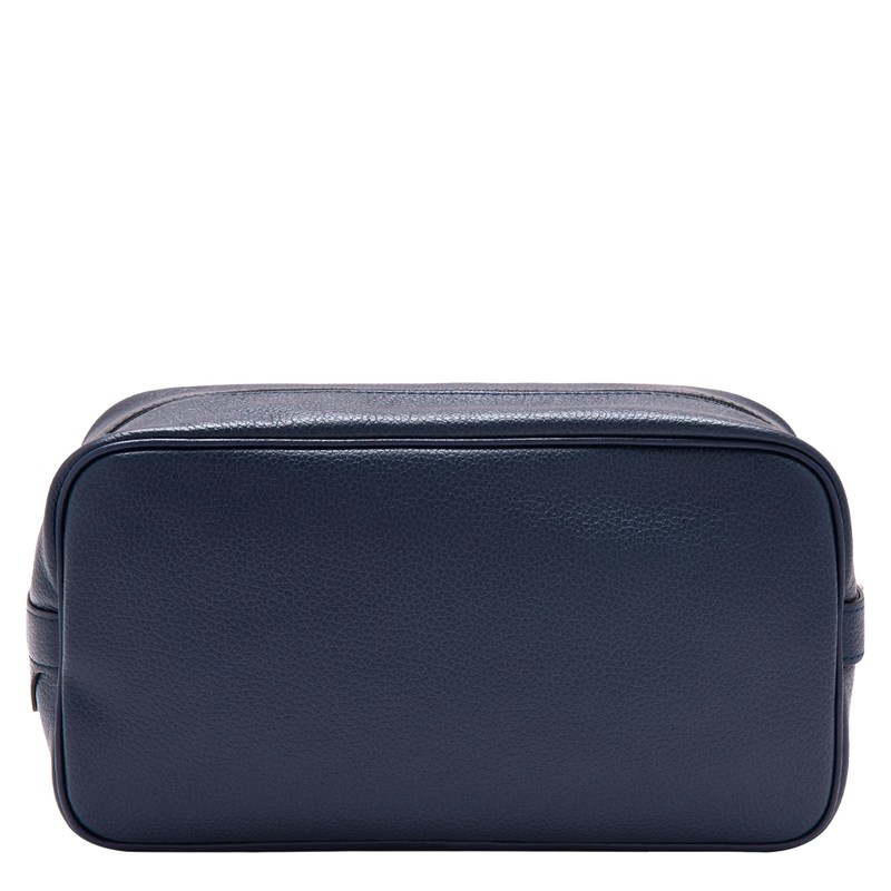 Longchamp Le Foulonné Toiletry Case Azul Marino | LJ8093716